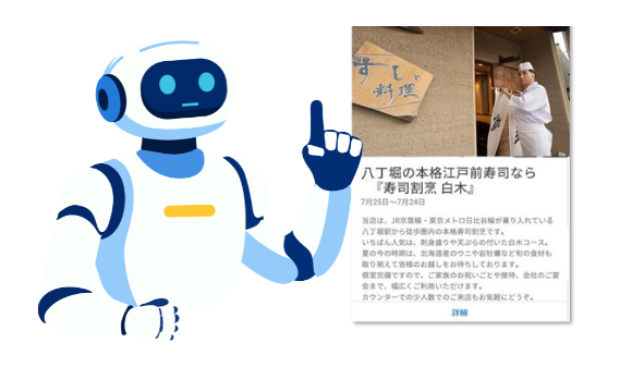AIによるGoogle自動投稿のイメージ